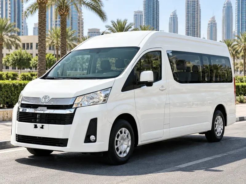 Toyota Hiace representative vehicle for group transportation in Dubai
